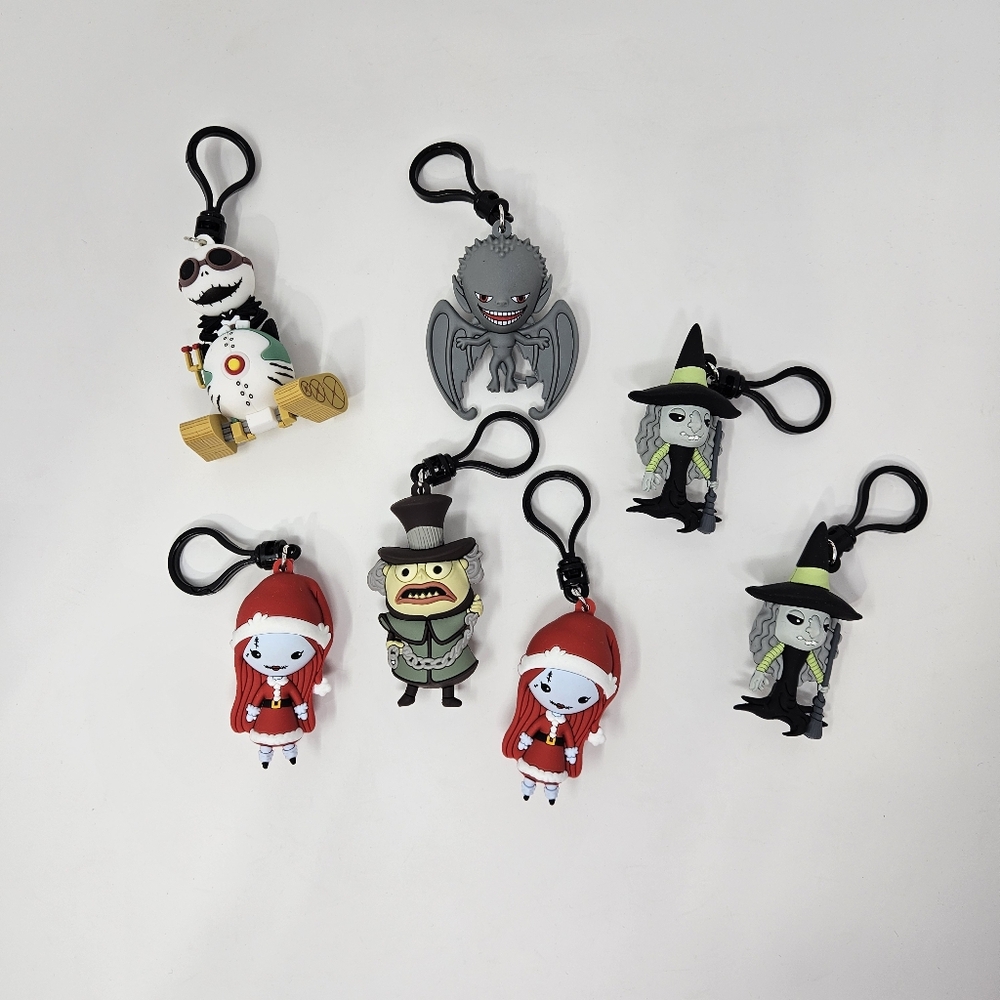 The Nightmare Beforw Christmas Series 6 Bag Clip Lot